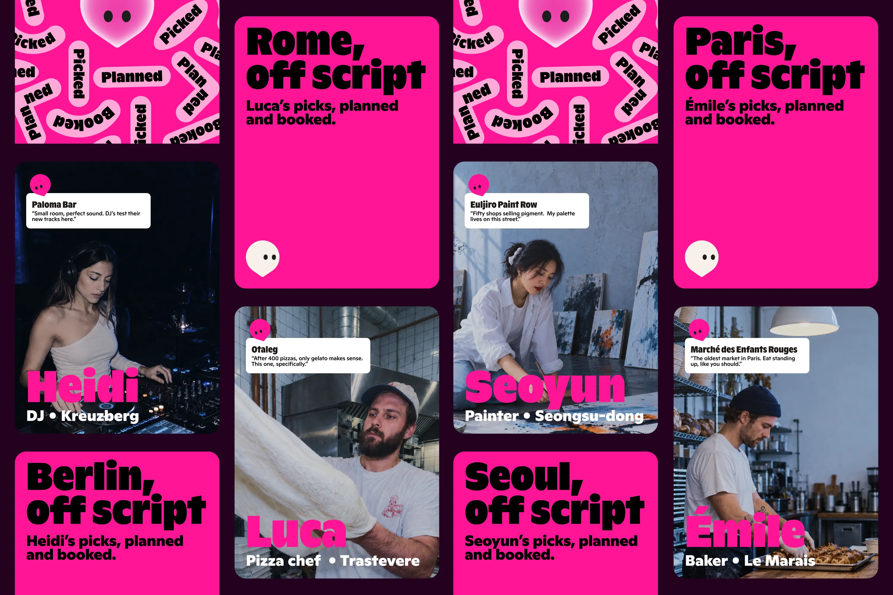 Gaidly city campaign and recommendations from local cultural figures.