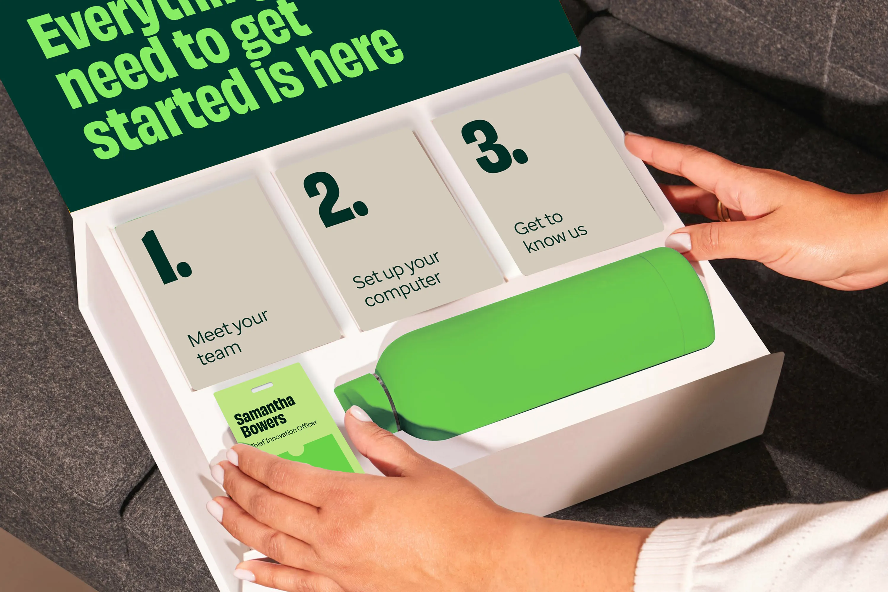 Healthy Benefits+ welcome kit with card activation instructions.
