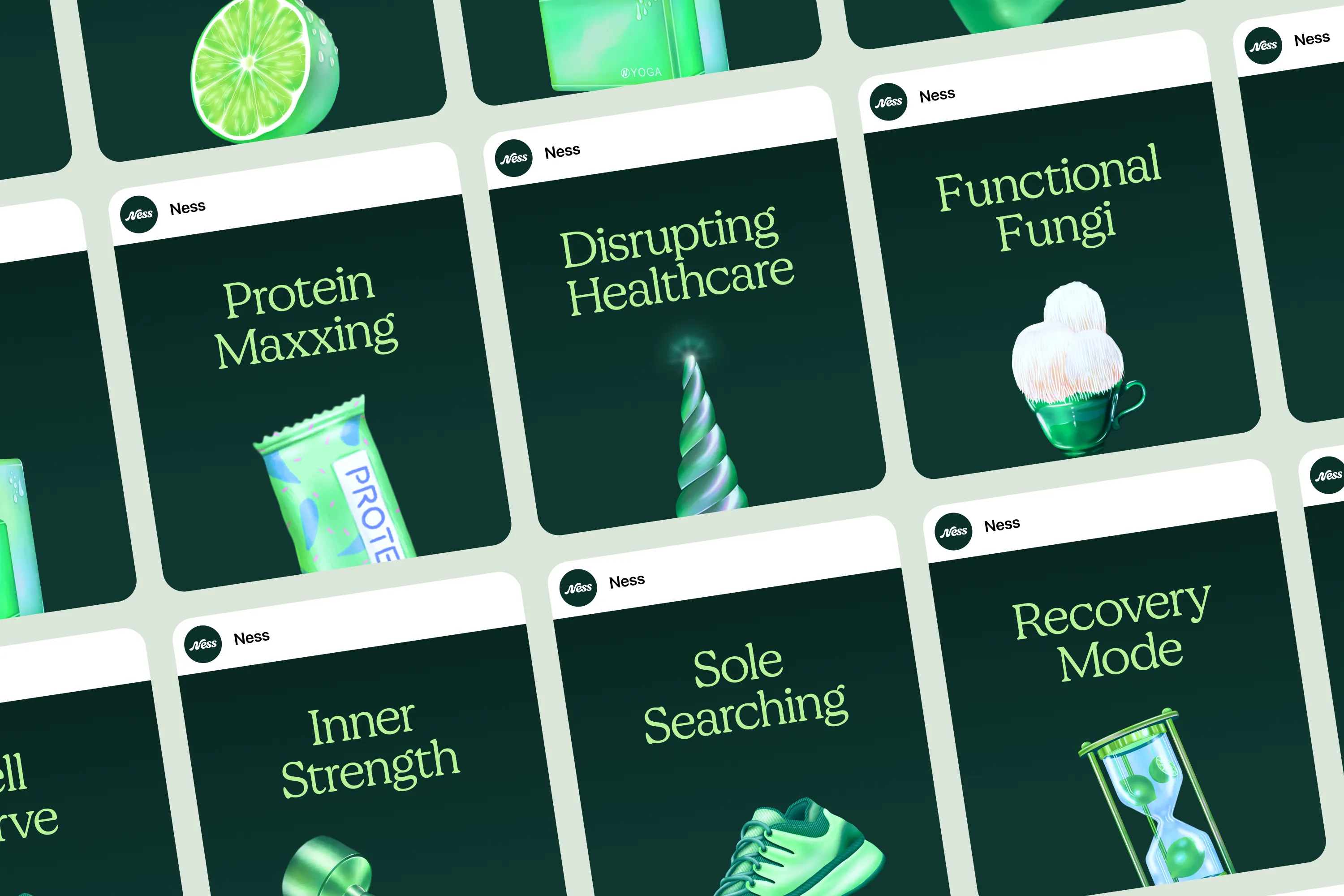WWD announcement featuring sweetgreen as a Ness card partner and Jonathan Van Ness as Chief Self-Care Officer.