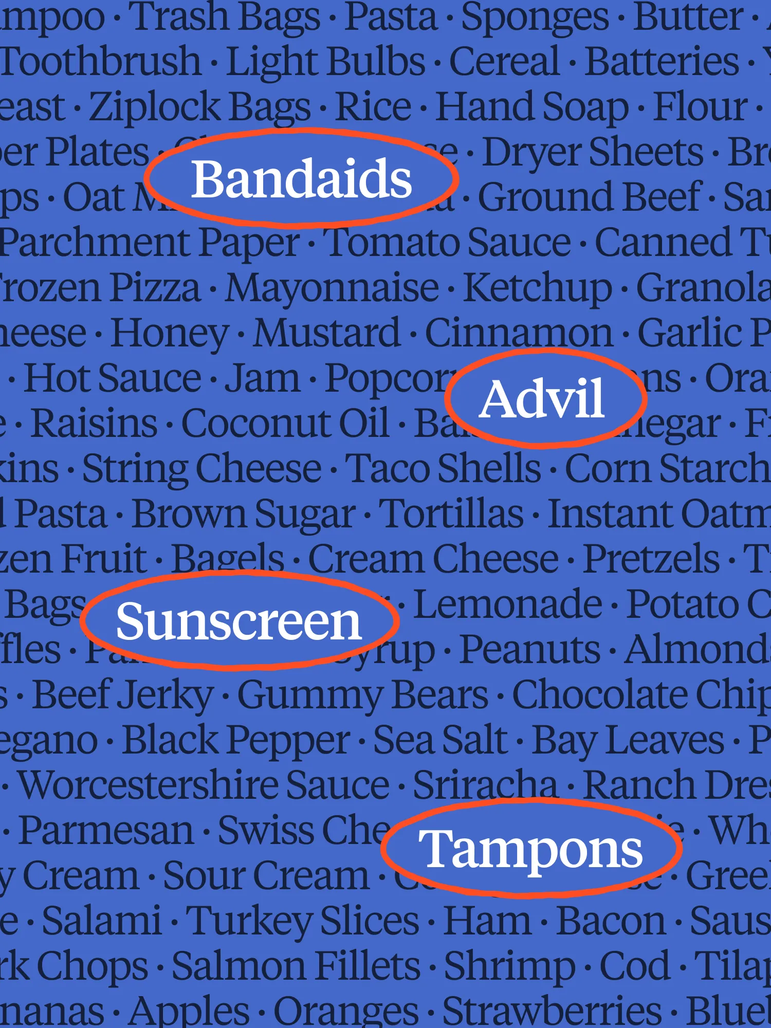 Optum typography highlighting eligible everyday healthcare products.