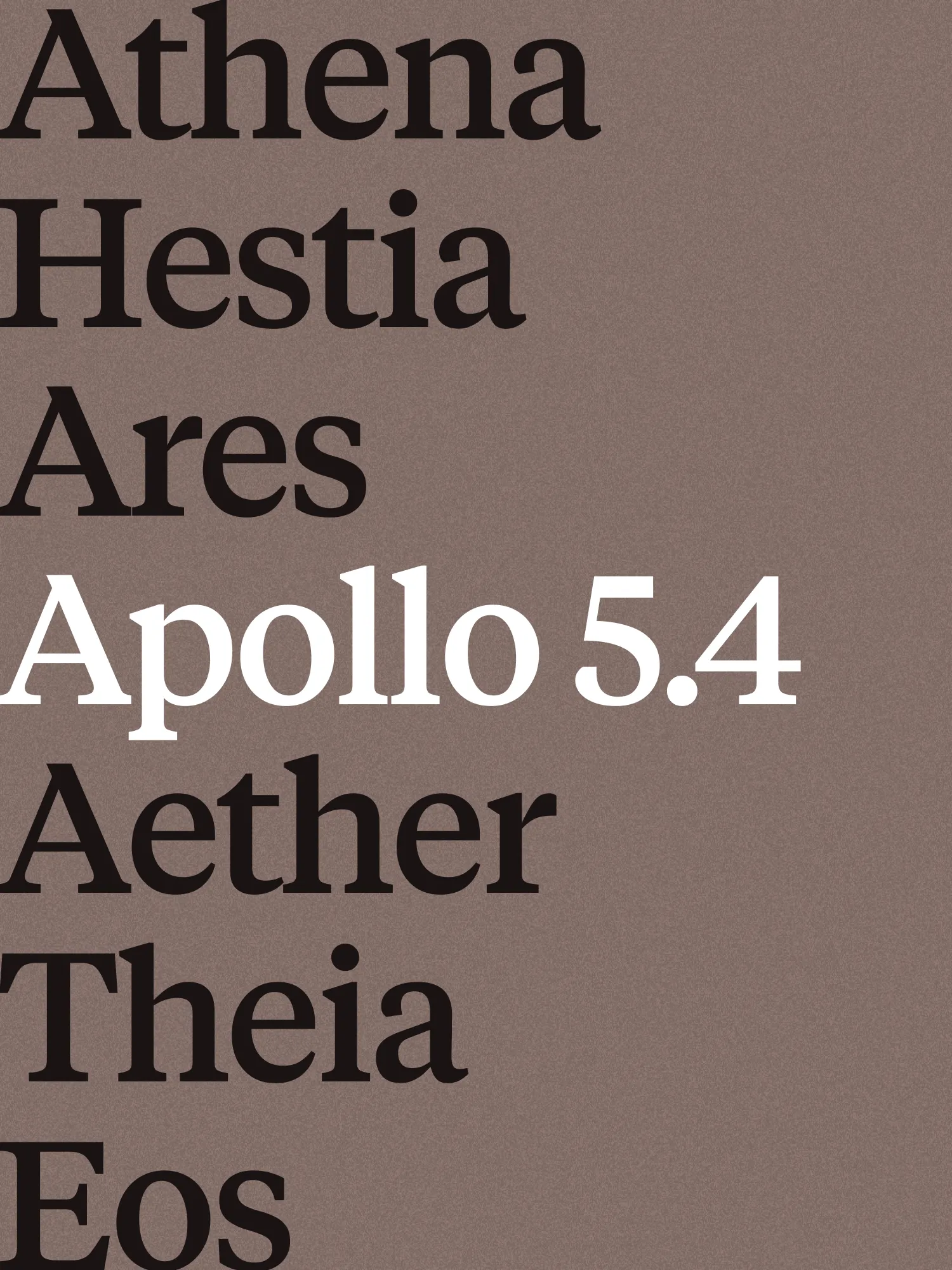 Optum AI model names inspired by Greek mythology, including Apollo 5.4.